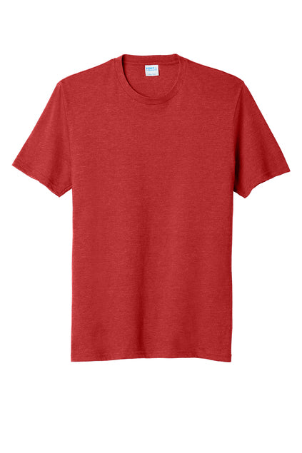 Port & Company Adult Fan Favorite Blend Tee - Bright Red Heather