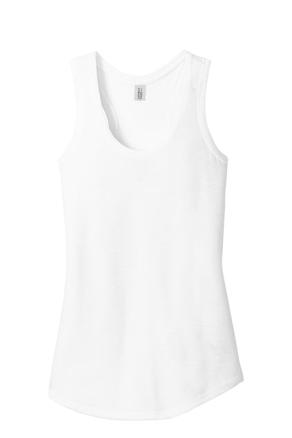 District Women’s Perfect Tri Racerback Tank - White