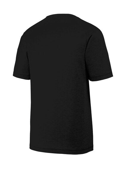 Sport Tek Tri-Blend Raglan Adult Tee - Black