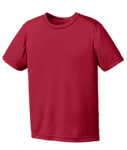 Port & Co Youth Performance Tee Red