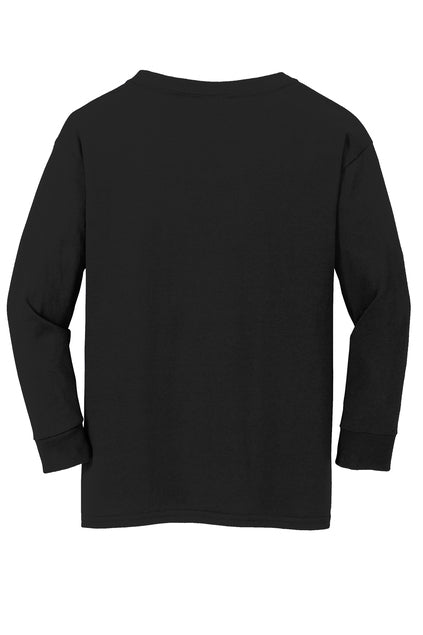 Gildan Youth Heavy Cotton Long Sleeve- Black