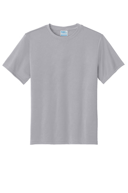 Port & Co Youth Performance Tee Silver