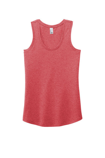 District Women’s Perfect Tri Racerback Tank - Red Frost