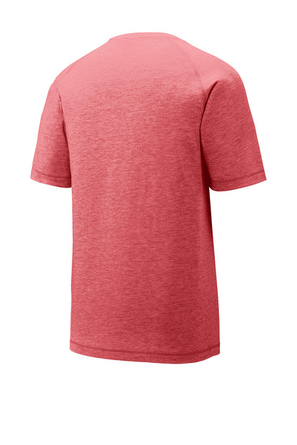 Sport Tek Tri-Blend Raglan Adult Tee - True Red Heather