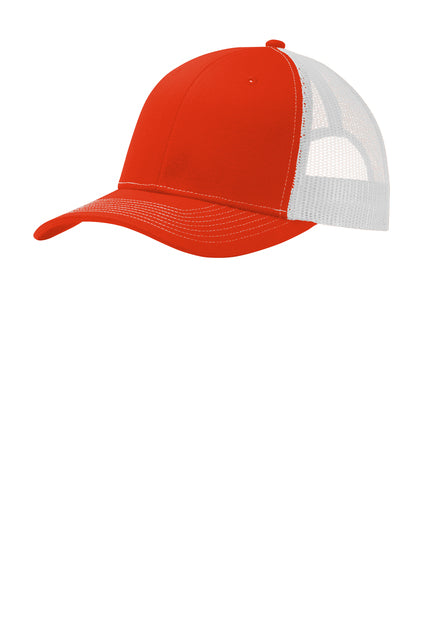 Port Authority Snapback Trucker Cap - Orange/White
