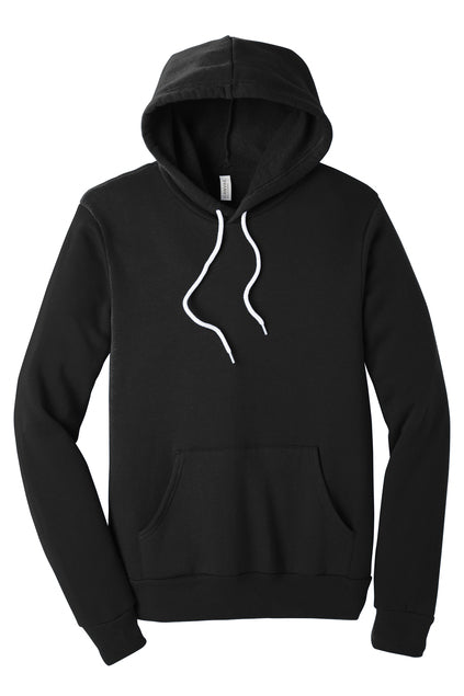 BELLA+CANVAS Unisex Sponge Fleece Pullover Hoodie - Black