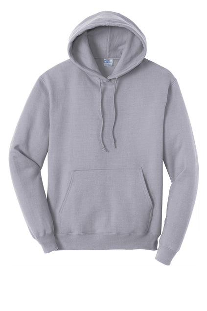 Port & Company Adult Core Fleece Pullover Hooded Sweatshirt - Silver
