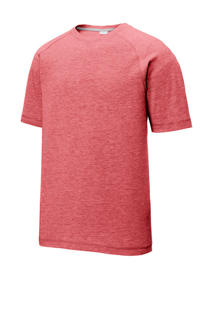 Sport Tek Tri-Blend Raglan Adult Tee - True Red Heather