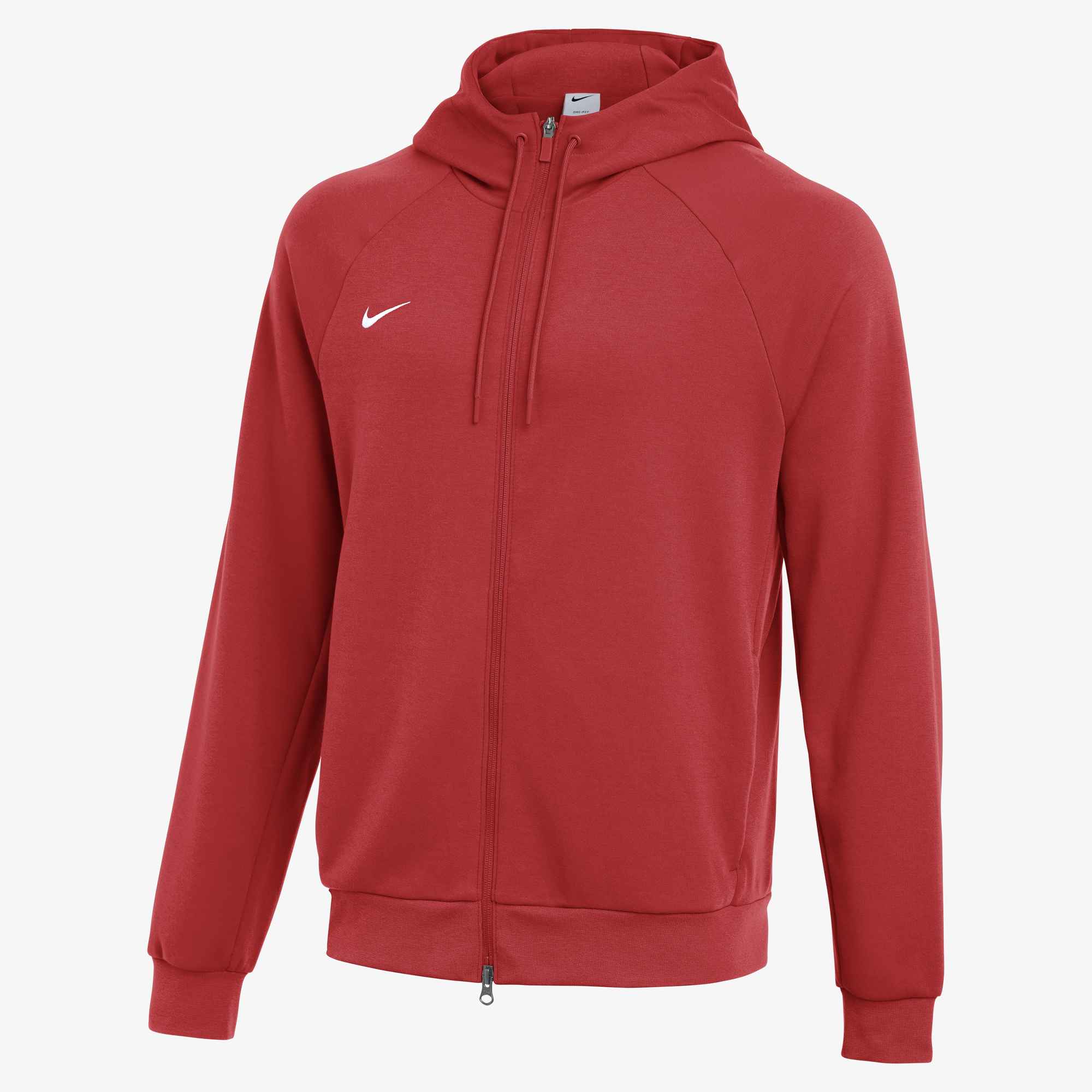 Nike Primary Dri-FIT Full-Zip Hoodie- Red