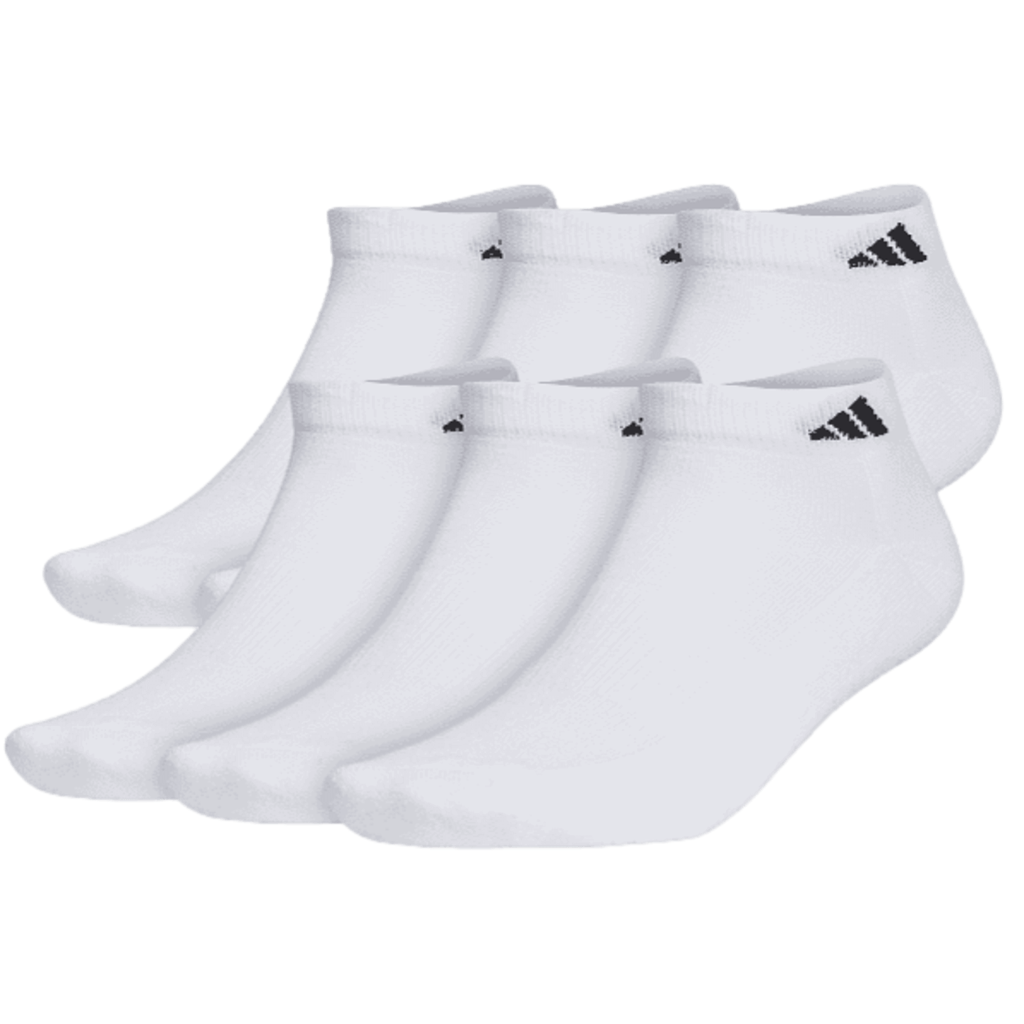 Adidas Athletic Cushioned Low-Cut Socks (6 pk)