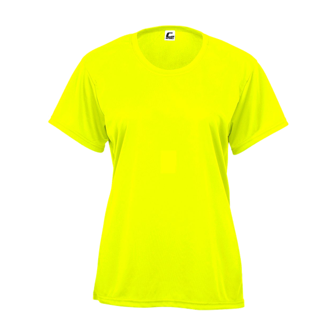 Badger C2 Women's S/S Tee - Safety Yellow