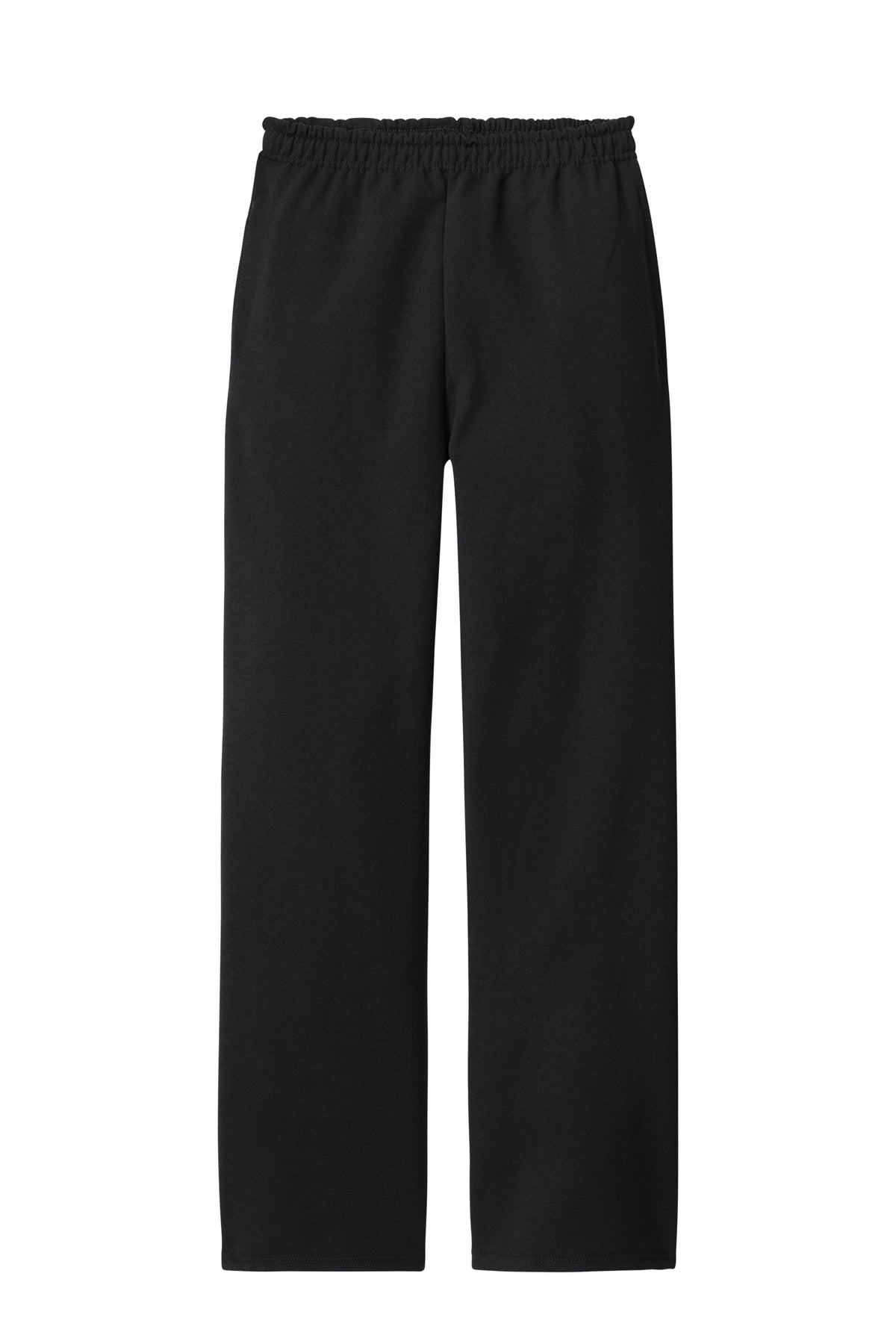 Jerzees NuBlend Open Bottom Pant with Pockets - Black