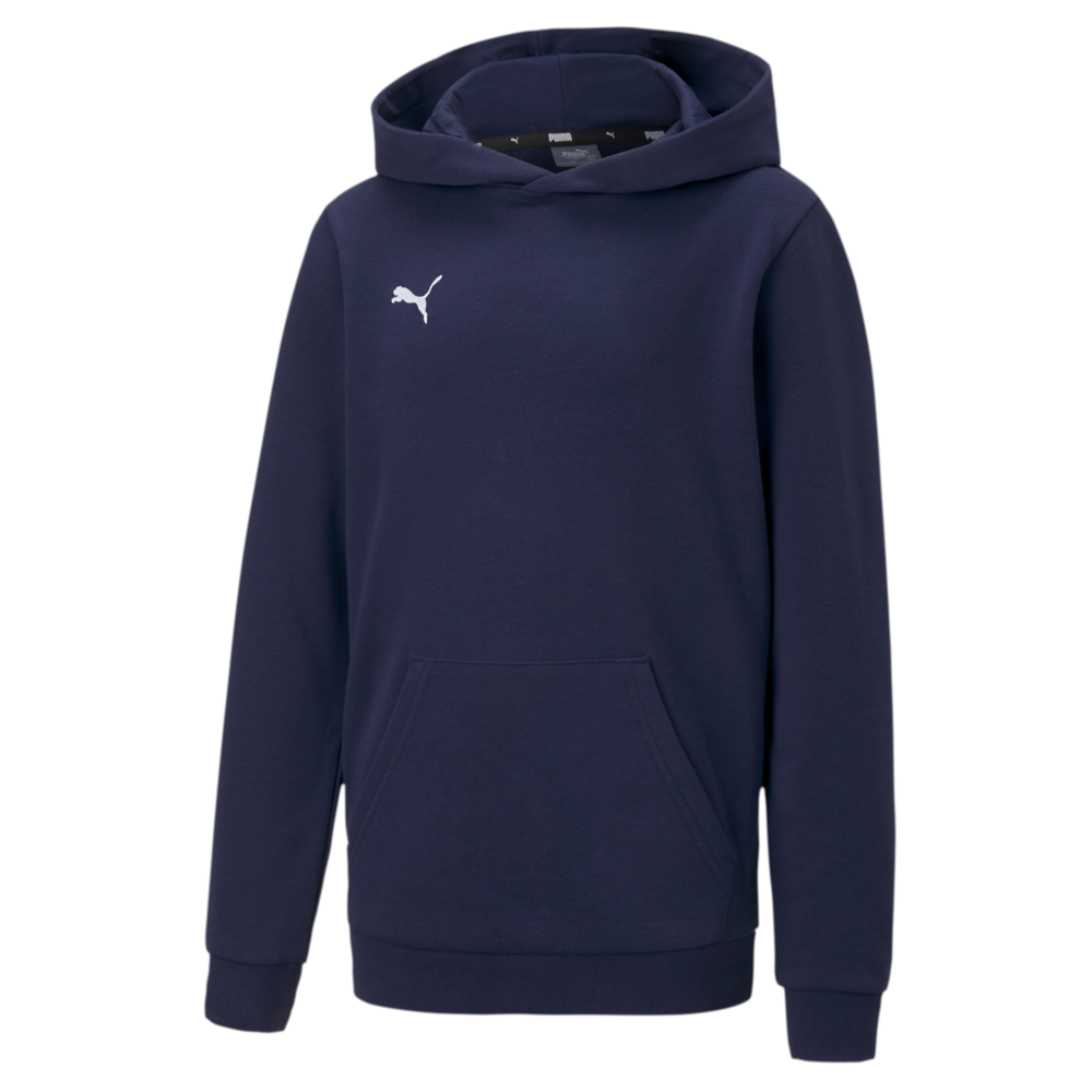 Sudadera con capucha Puma Team Goal [Puma azul marino/Puma blanco]