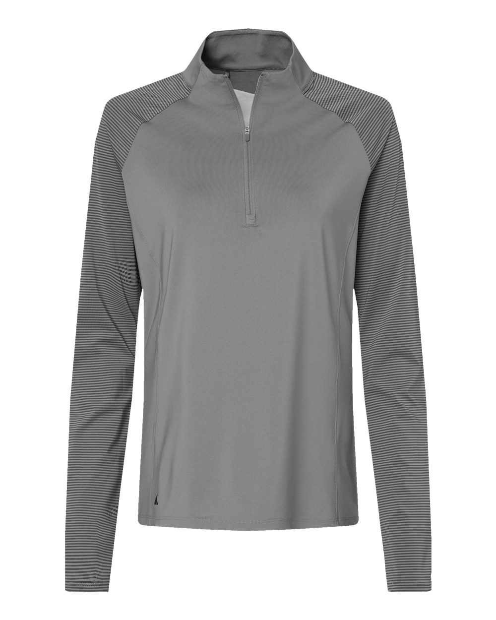 adidas Lightweight Raglan Quarter-Zip Pullover - Grey Three