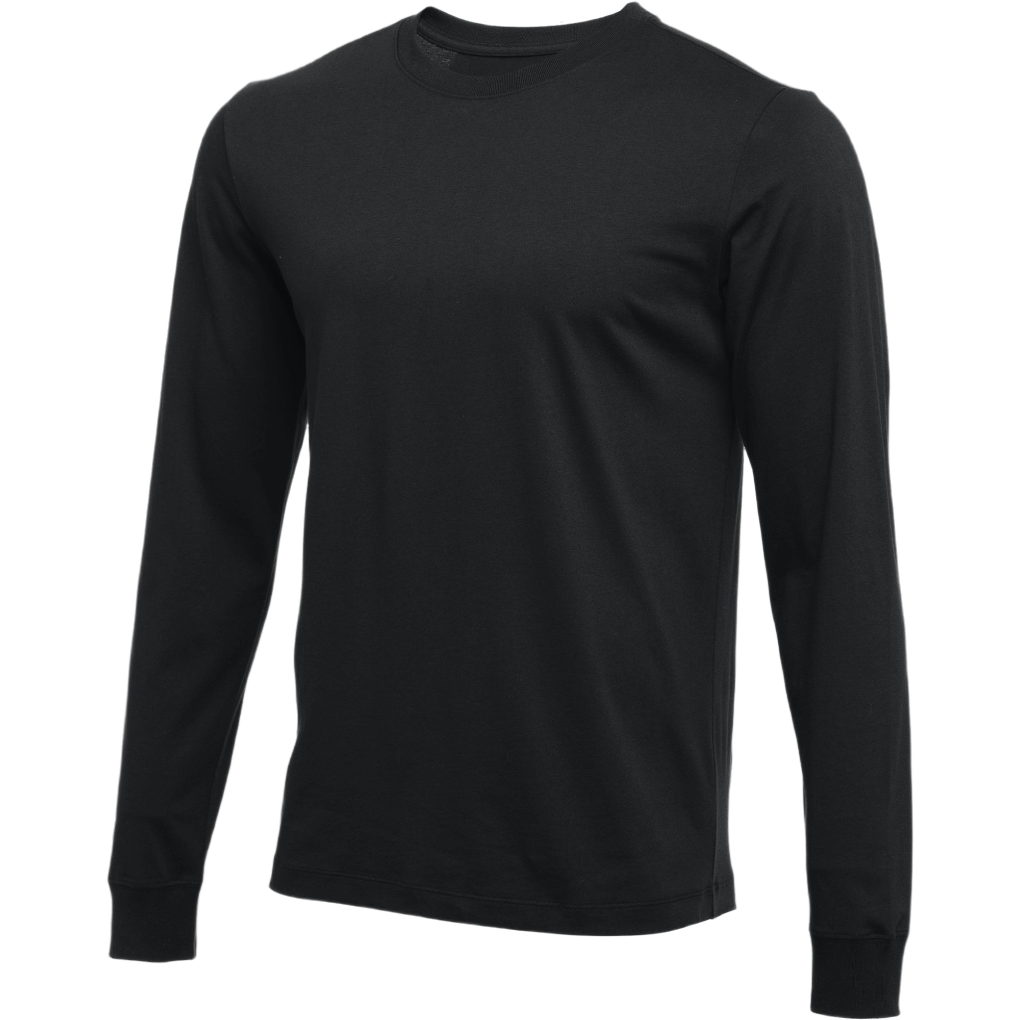 Nike Cotton Crew L/S Tee - Black CJ1690-010
