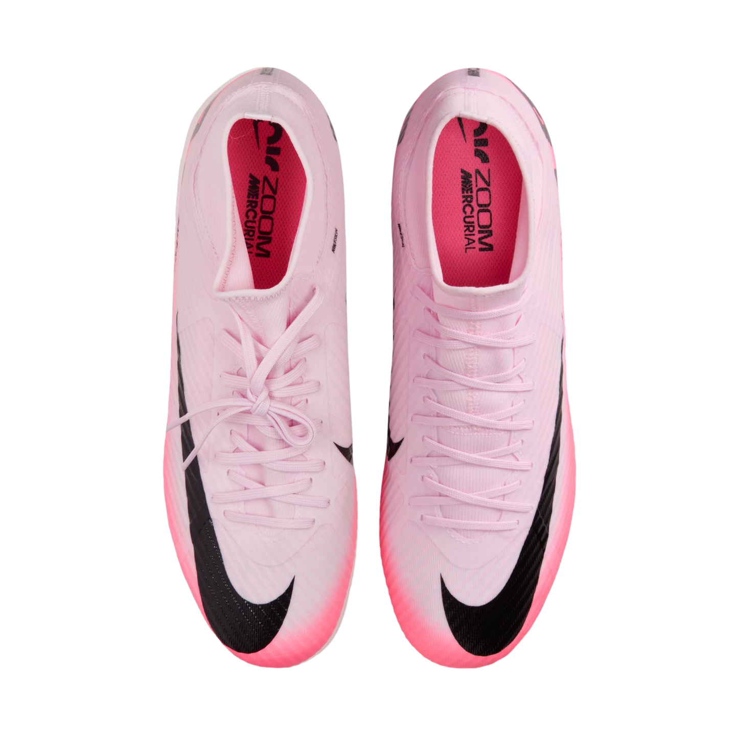 (NIKE-DJ5625-601) Zapatos para terreno firme Nike Mercurial Superfly 9 Academy MG [ESPUMA ROSA /NEGRO] (Lanzamiento 30/05/24)