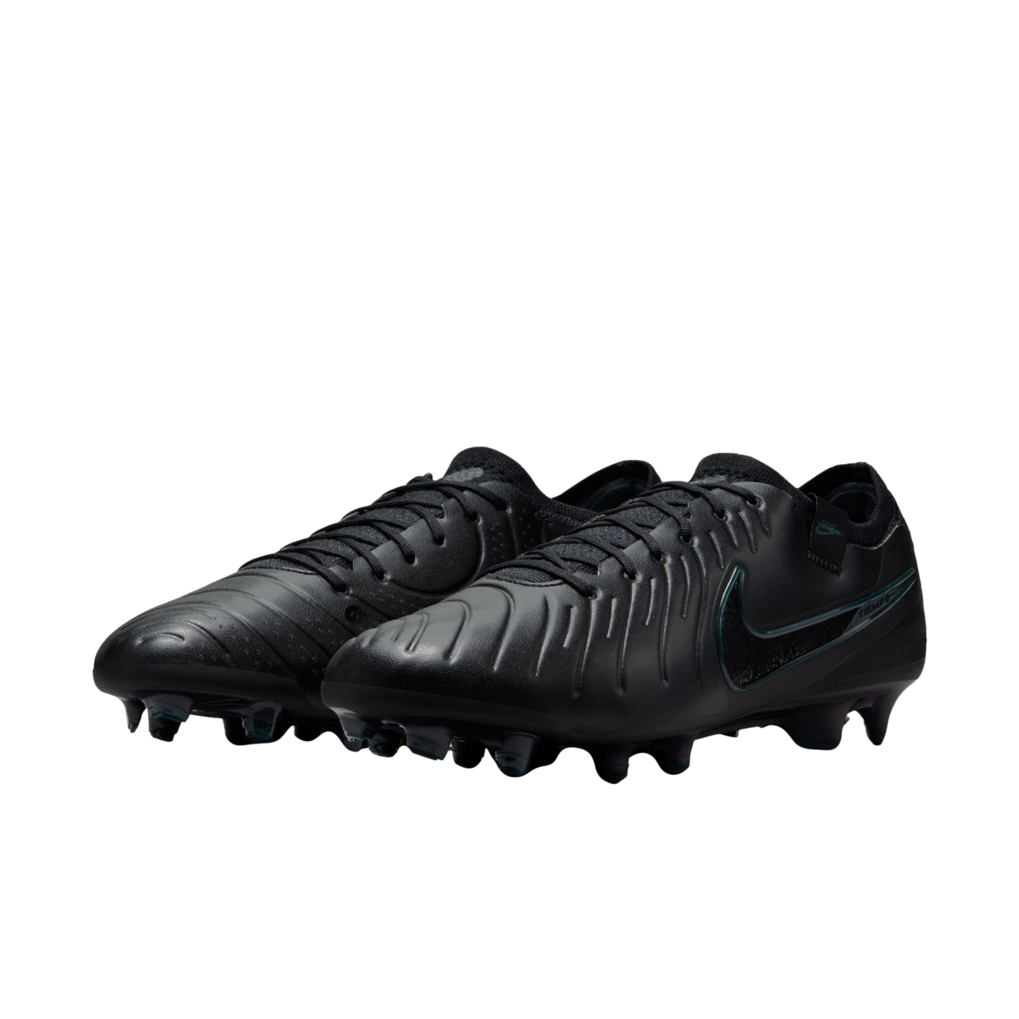 (NIKE-DV4328-002) Zapatos para terreno firme Nike Tiempo Legend 10 Elite [NEGRO/NEGRO-DEEP JUNGLE] (Lanzamiento 15/7/24)