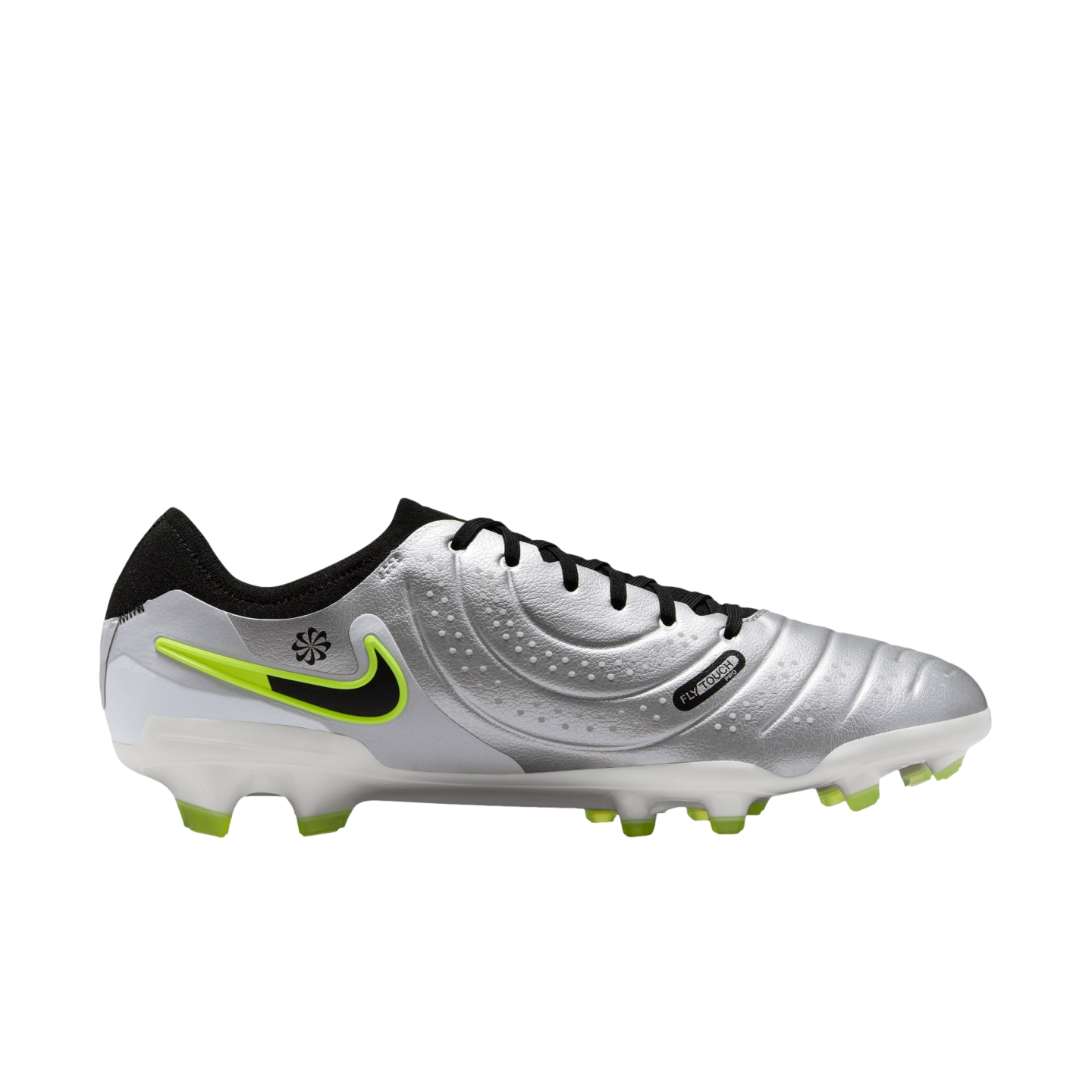 Nike Tiempo Legend 10 Pro Firm Ground Cleats Soccer DV4333 001 Silver