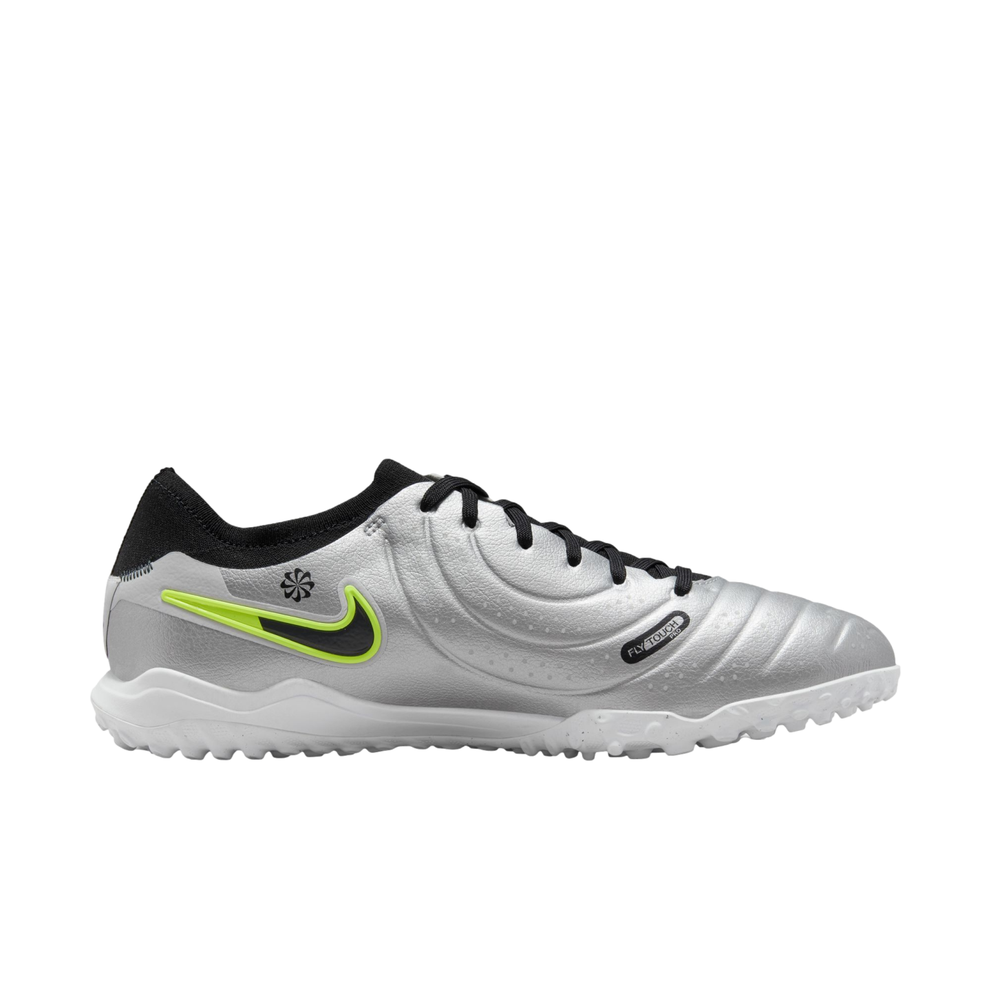 Nike Tiempo Legend 10 Pro Turf Shoes Soccer DV4336 001 Silver