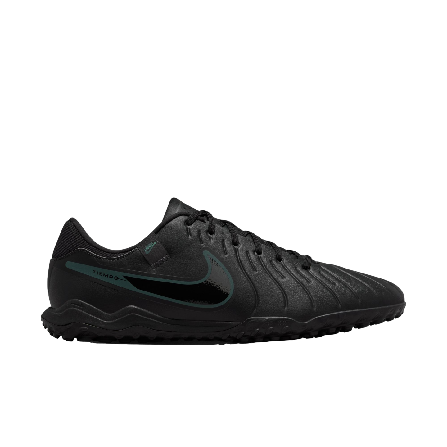 (NIKE-DV4342-002) Zapatos para césped Nike Tiempo Legend 10 Academy [NEGRO/NEGRO-DEEP JUNGLE] (Lanzamiento 7/15/24)