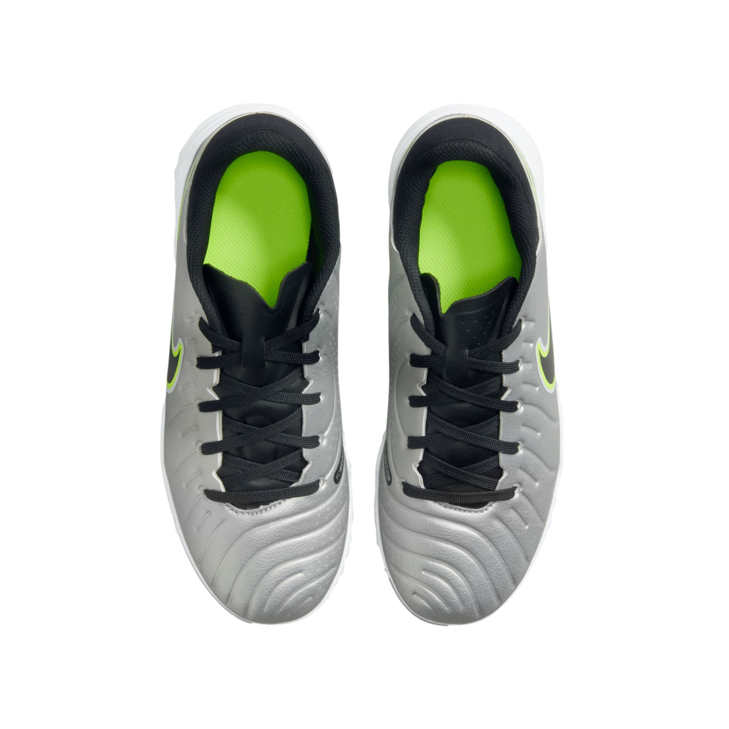 Nike Tiempo Legend 10 Academy Zapatillas de futbol para cesped artificial para jovenes color plateado DV4351 001