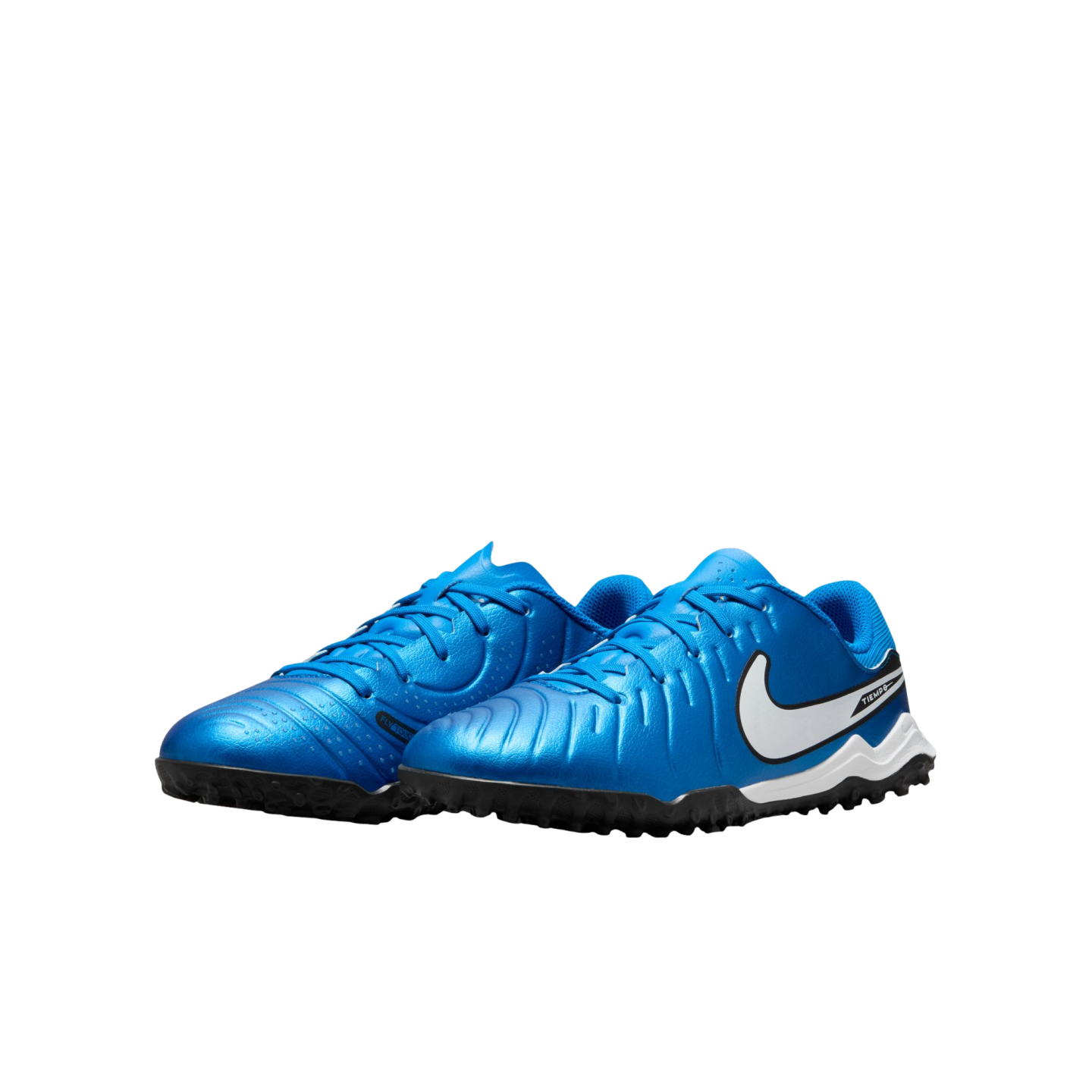 (NIKE-DV4351-400) Zapatos para césped juvenil Nike Tiempo Legend 10 Academy [SOAR/BLANCO] (Lanzamiento 7/11/24)