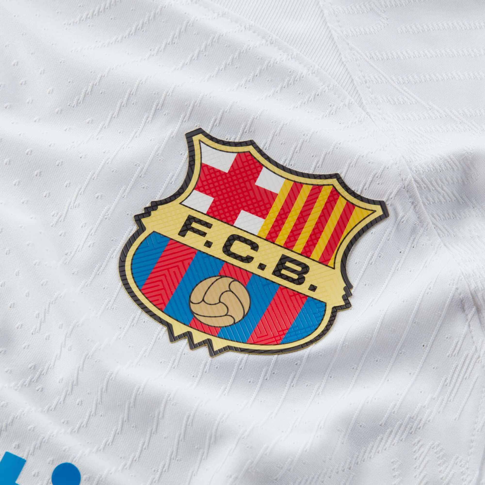 Nike Barcelona 23/24 Authentic Away Jersey Soccer DX2614-101 White
