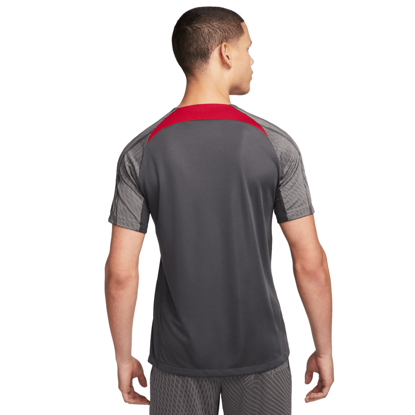 lfc nike mens training ground grey tee