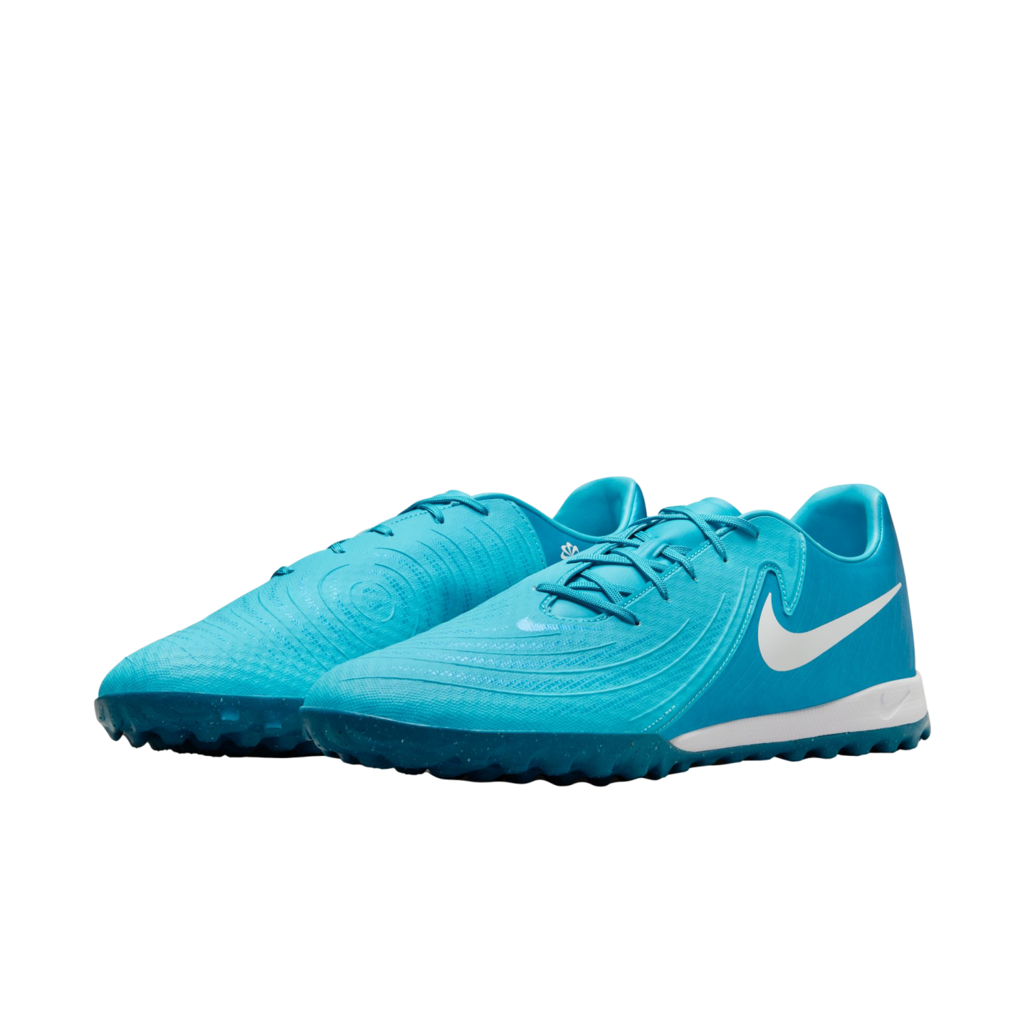 (NIKE-FJ2577-400) Zapatos para césped Nike Phantom GX 2 Academy [FURIA AZUL/BLANCO] (Lanzamiento 7/11/24)