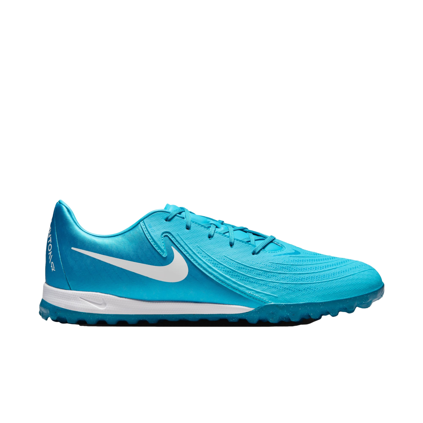 (NIKE-FJ2577-400) Zapatos para césped Nike Phantom GX 2 Academy [FURIA AZUL/BLANCO] (Lanzamiento 7/11/24)