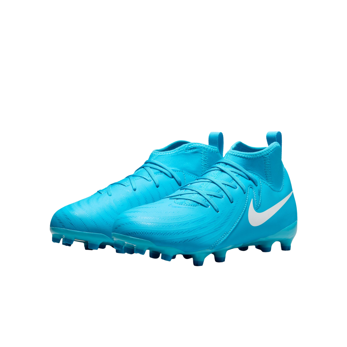 (NIKE-FJ2603-400) Zapatos para terreno firme juvenil Nike Phantom Luna 2 Academy [FURIA AZUL/BLANCO] (Lanzamiento 11/7/24)