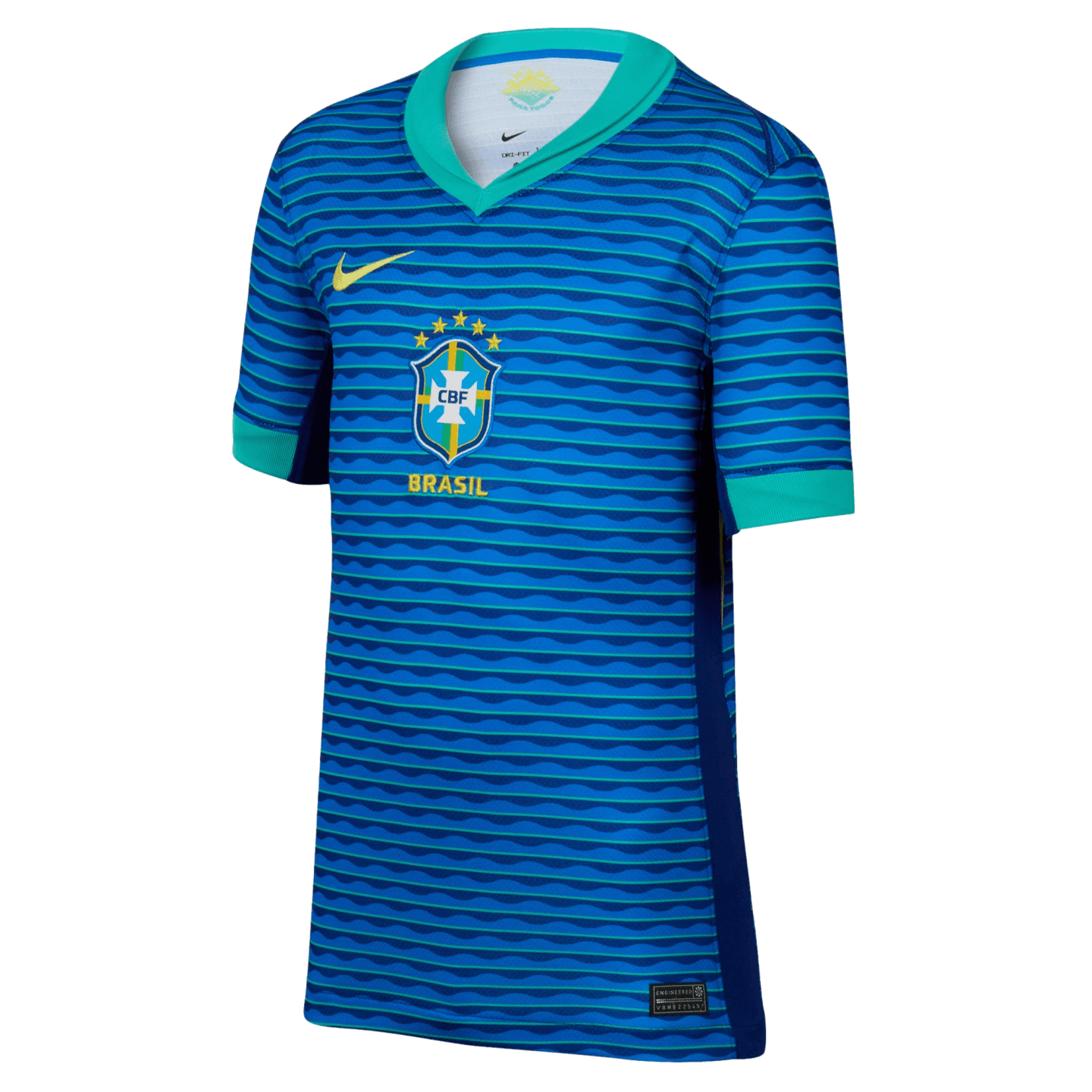 Camiseta Nike Brasil 2024 Segunda Equipación Juvenil