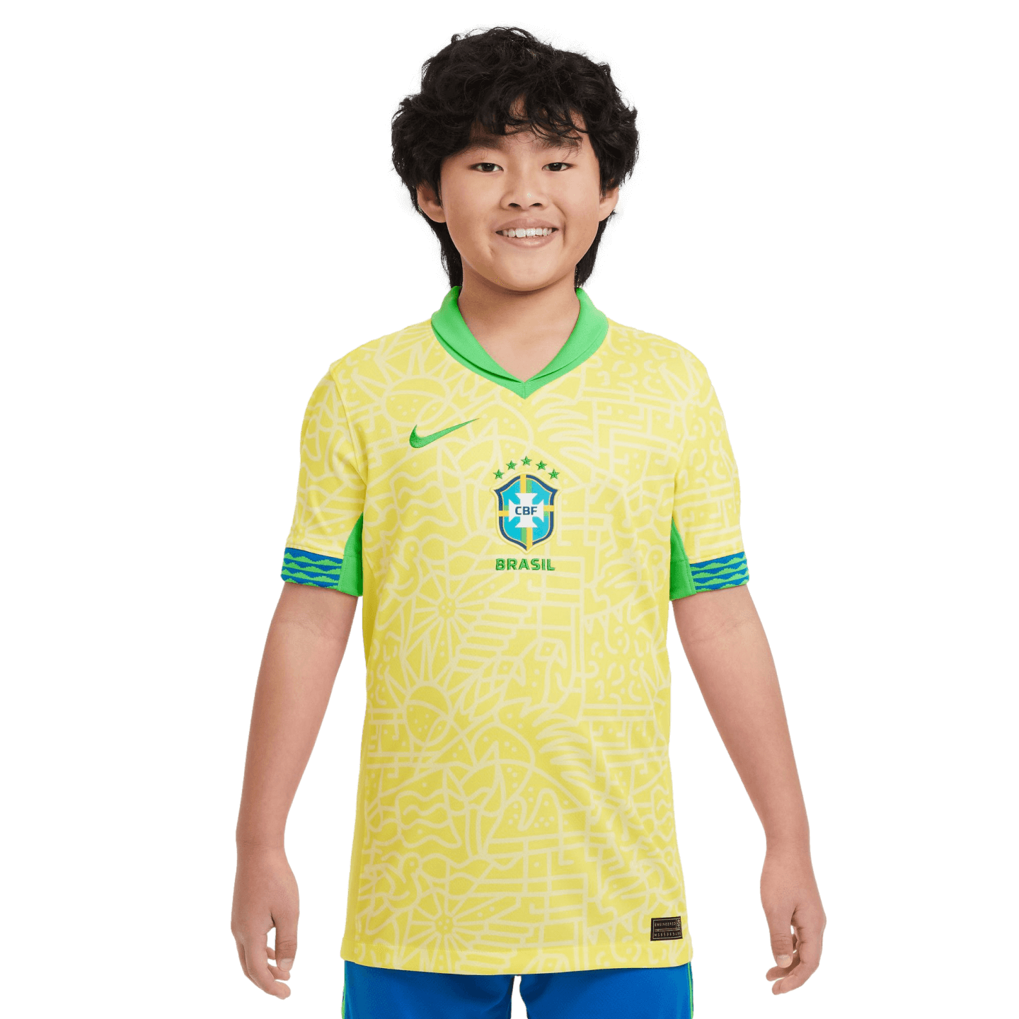 Maillot domicile Nike Brésil 2024 pour jeunes