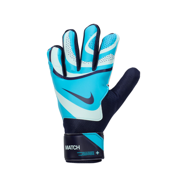 Nike Match Goalkeeper Gloves Soccer FJ4862-420 Blue