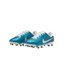 (NIKE-FN5922-300) Zapatos para terreno firme para jóvenes Nike Tiempo Legend 10 Academy 30 Anniversary [DK ATOMIC TEAL/SAIL] (Lanzamiento 4/22/24)