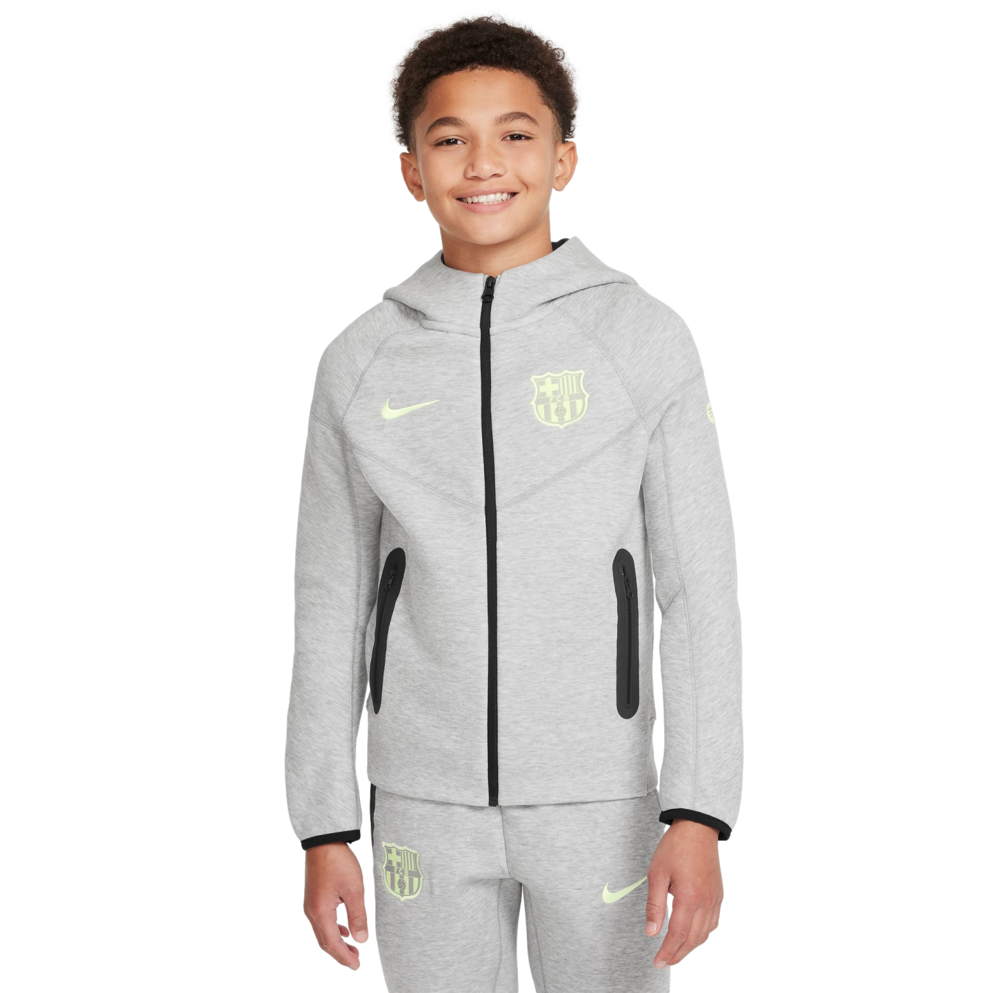 Nike Barcelona Tech Fleece Youth Full Zip Hoodie