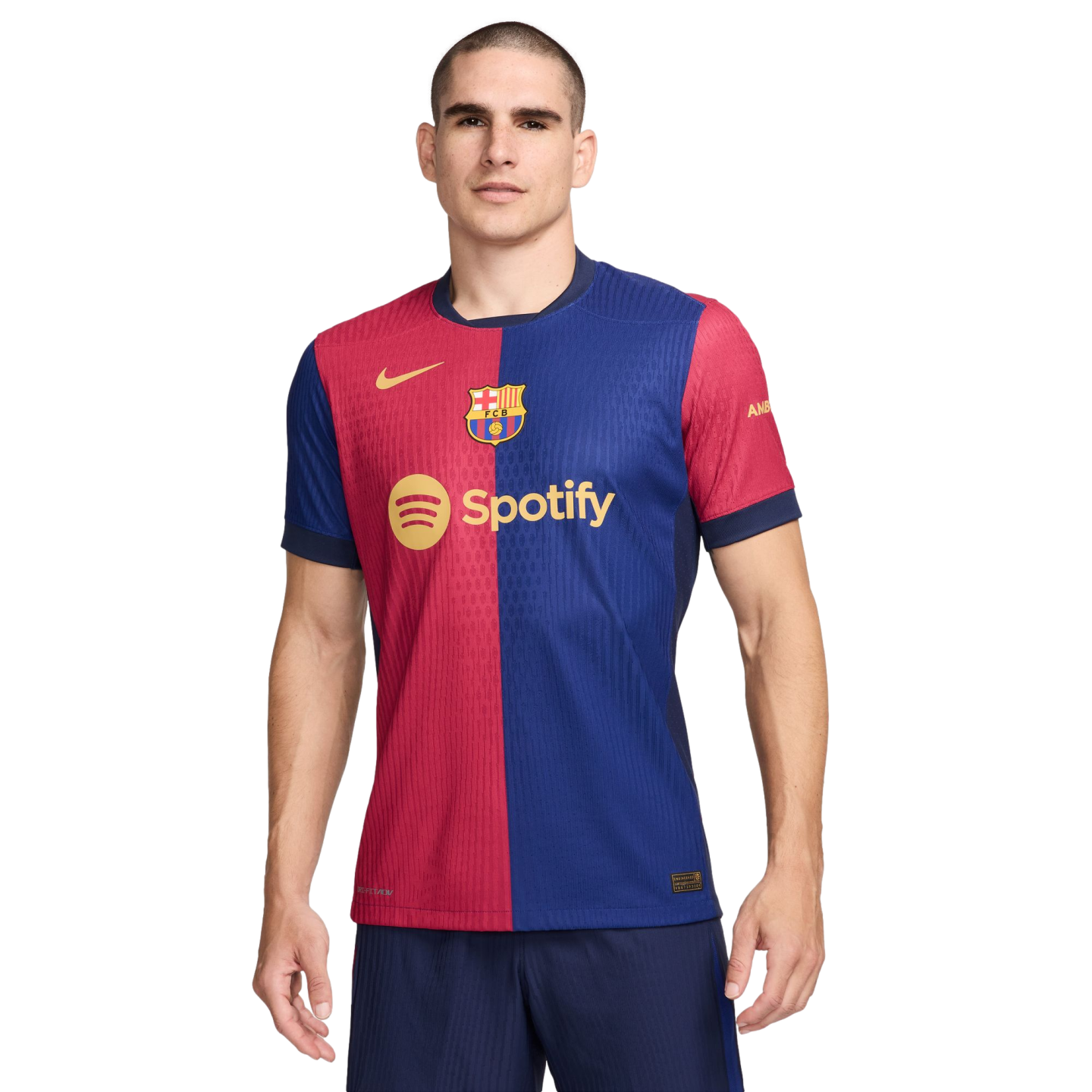 (NIKE-FN8775-456) Camiseta Nike Barcelona 24/25 auténtica local [AZUL ROYAL PROFUNDO/ROJO NOBLE/ORO CLUB] (Lanzamiento 25/06/24)