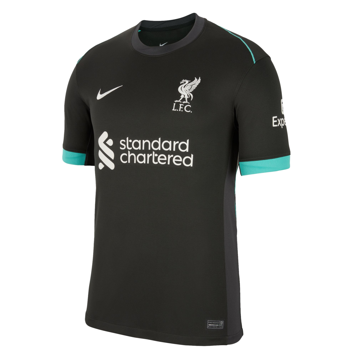 (NIKE-FN8780-322) Camiseta Nike Liverpool 24/25 visitante [NIGHT FOREST/ANTHRACITE/WASHED TEAL/SAIL] (Lanzamiento 8/2/24)