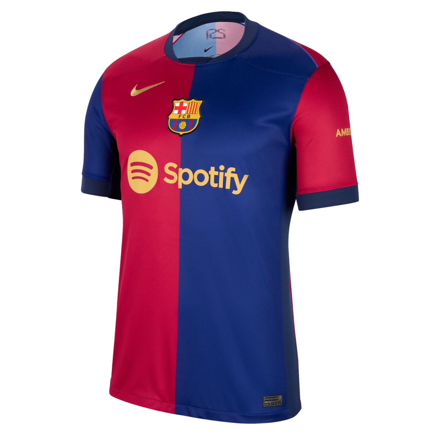 (NIKE-FN8797-456) Camiseta Nike Barcelona 24/25 local [AZUL ROYAL PROFUNDO/ROJO NOBLE/ORO CLUB] (Lanzamiento 6/2524)