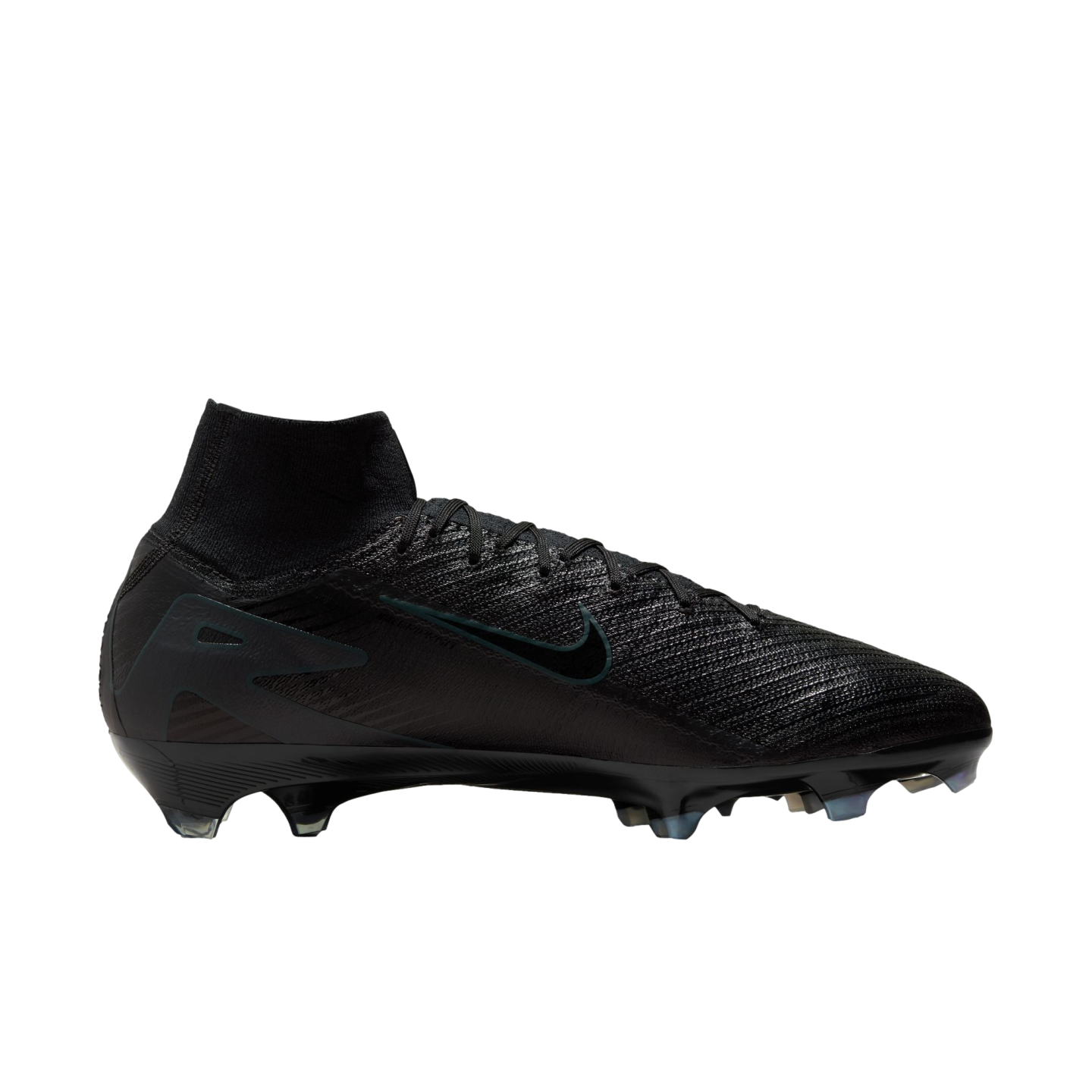 (NIKE-FQ1454-002) Zapatos para terreno firme Nike Mercurial Zoom Superfly 10 Elite [NEGRO/NEGRO-DEEP JUNGLE] (Lanzamiento 15/7/24)