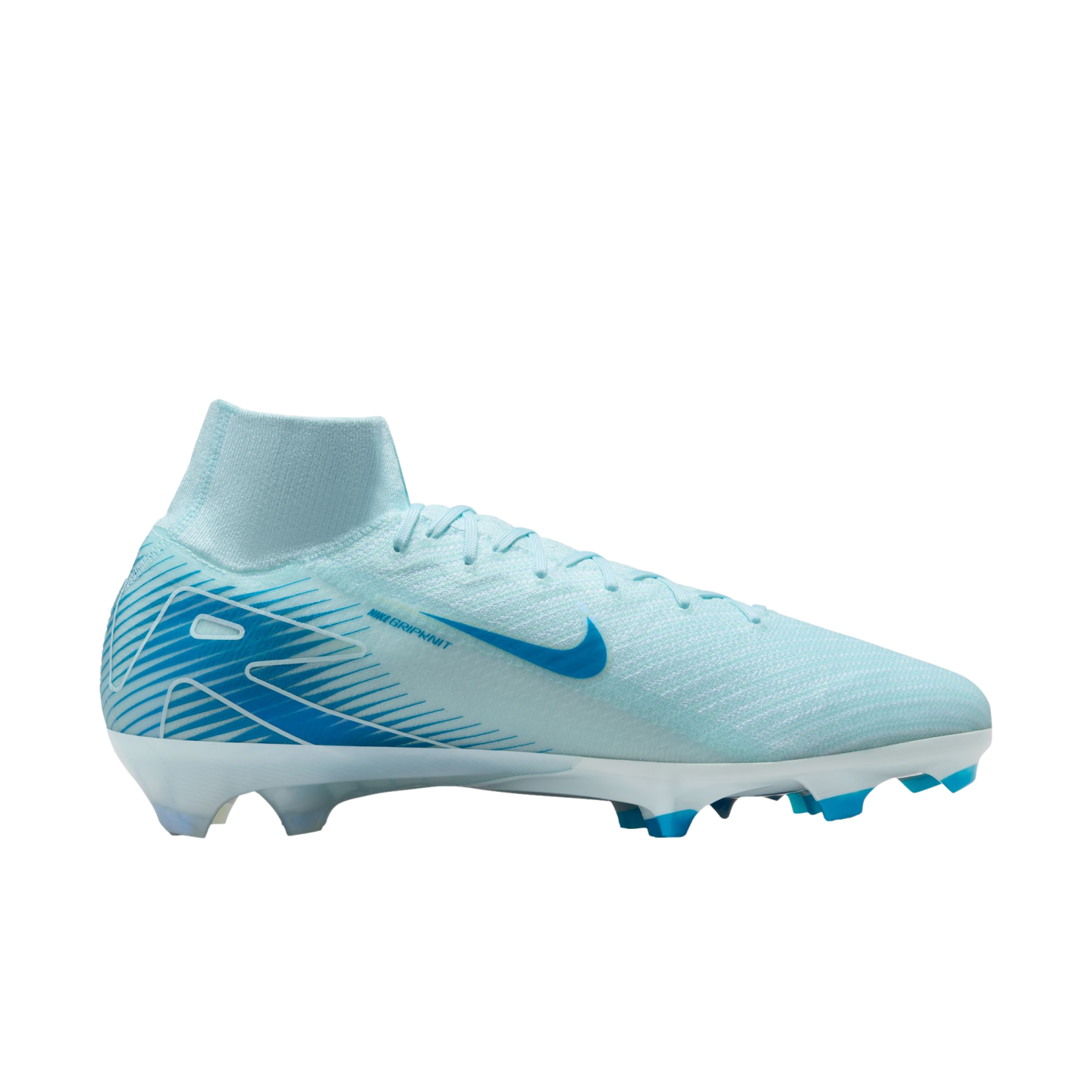 Chaussures de football a crampons pour terrain sec Nike Mercurial Zoom Superfly 10 Elite FQ1454 400 Bleu