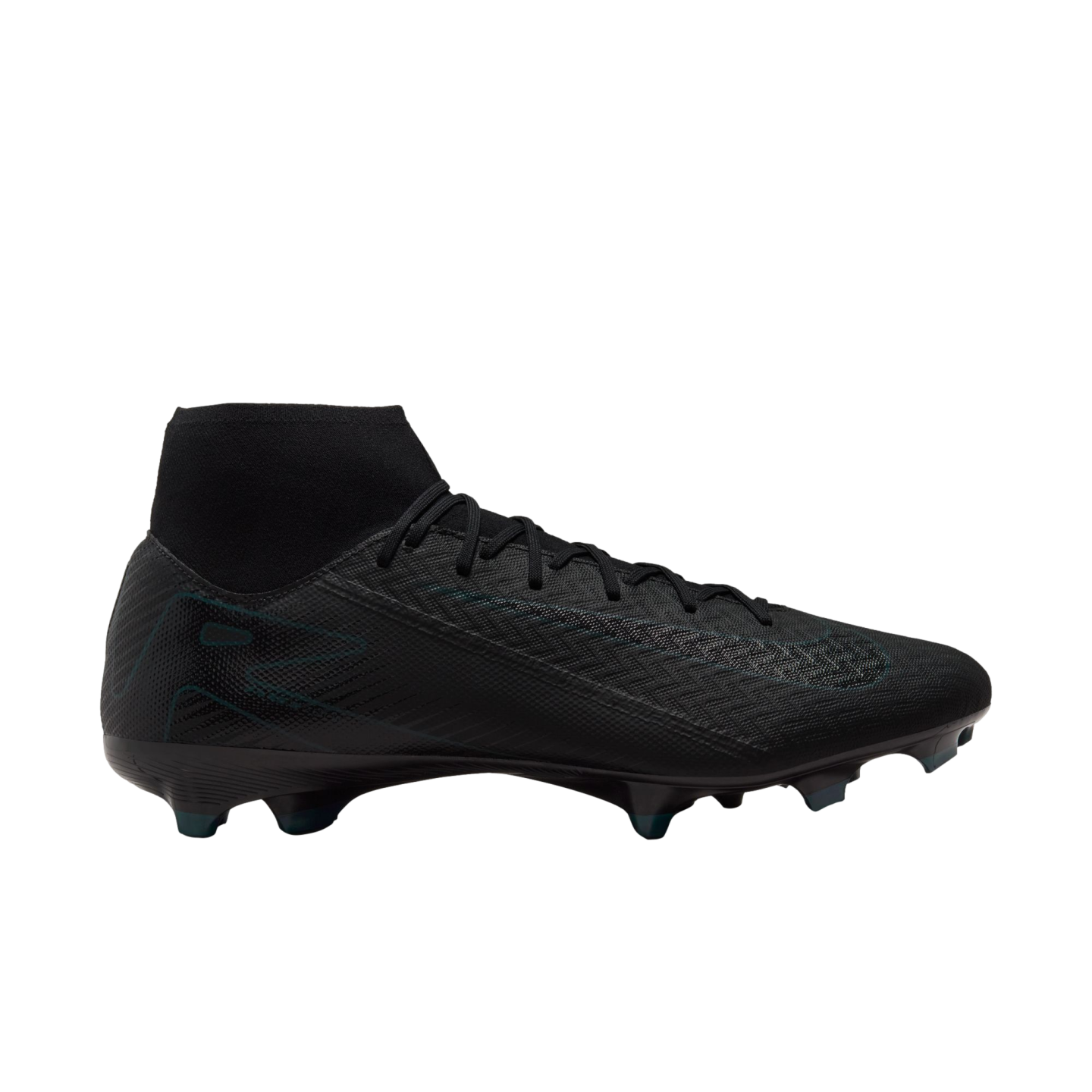 (NIKE-FQ1456-002) Zapatos para terreno firme Nike Mercurial Zoom Superfly 10 Academy [NEGRO/NEGRO-DEEP JUNGLE] (Lanzamiento 15/7/24)