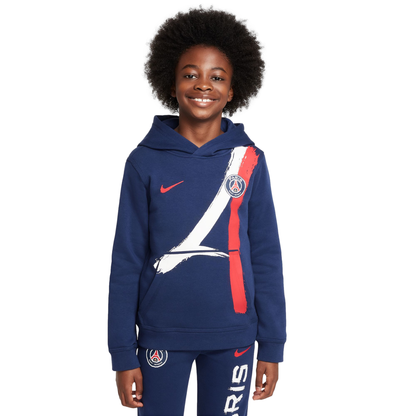 Nike Paris Saint-Germain Club Youth Pullover Hoodie