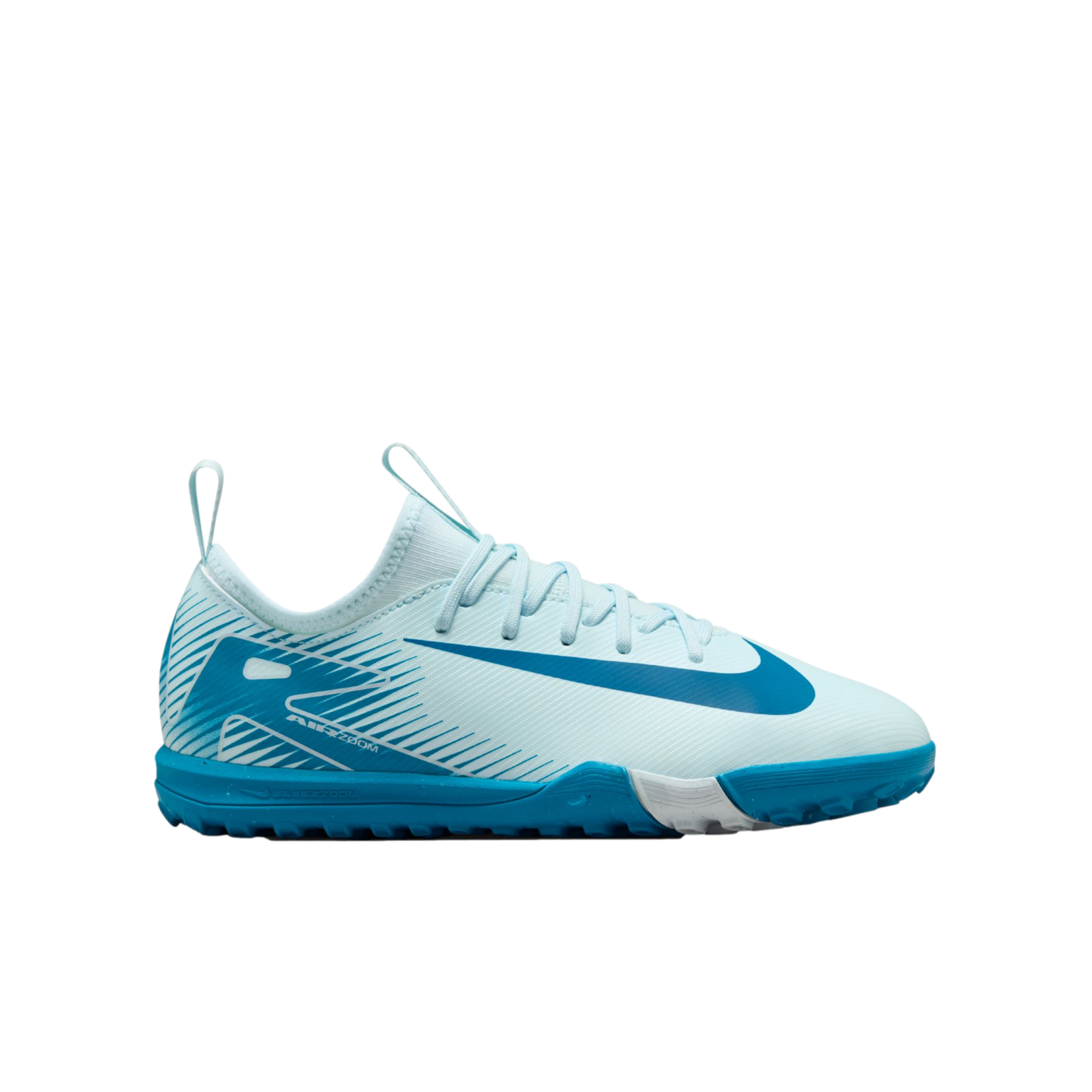 (NIKE-FQ8284-400) Zapatos para césped juvenil Nike Mercurial Zoom Vapor 16 Academy [GLACIER BLUE/BLUE ORBIT] (Lanzamiento 7/11/24)