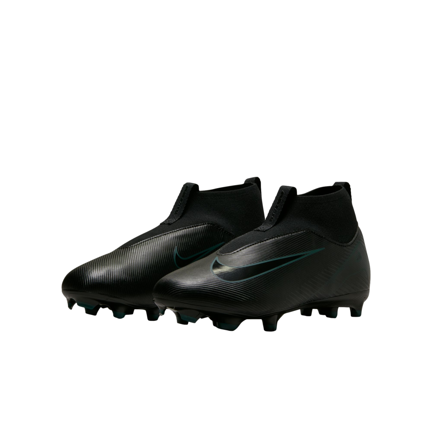 (NIKE-FQ8304-002) Zapatos para terreno firme para jóvenes Nike Mercurial Superfly 10 Academy [NEGRO/NEGRO-DEEP JUNGLE] (Lanzamiento 15/7/24)