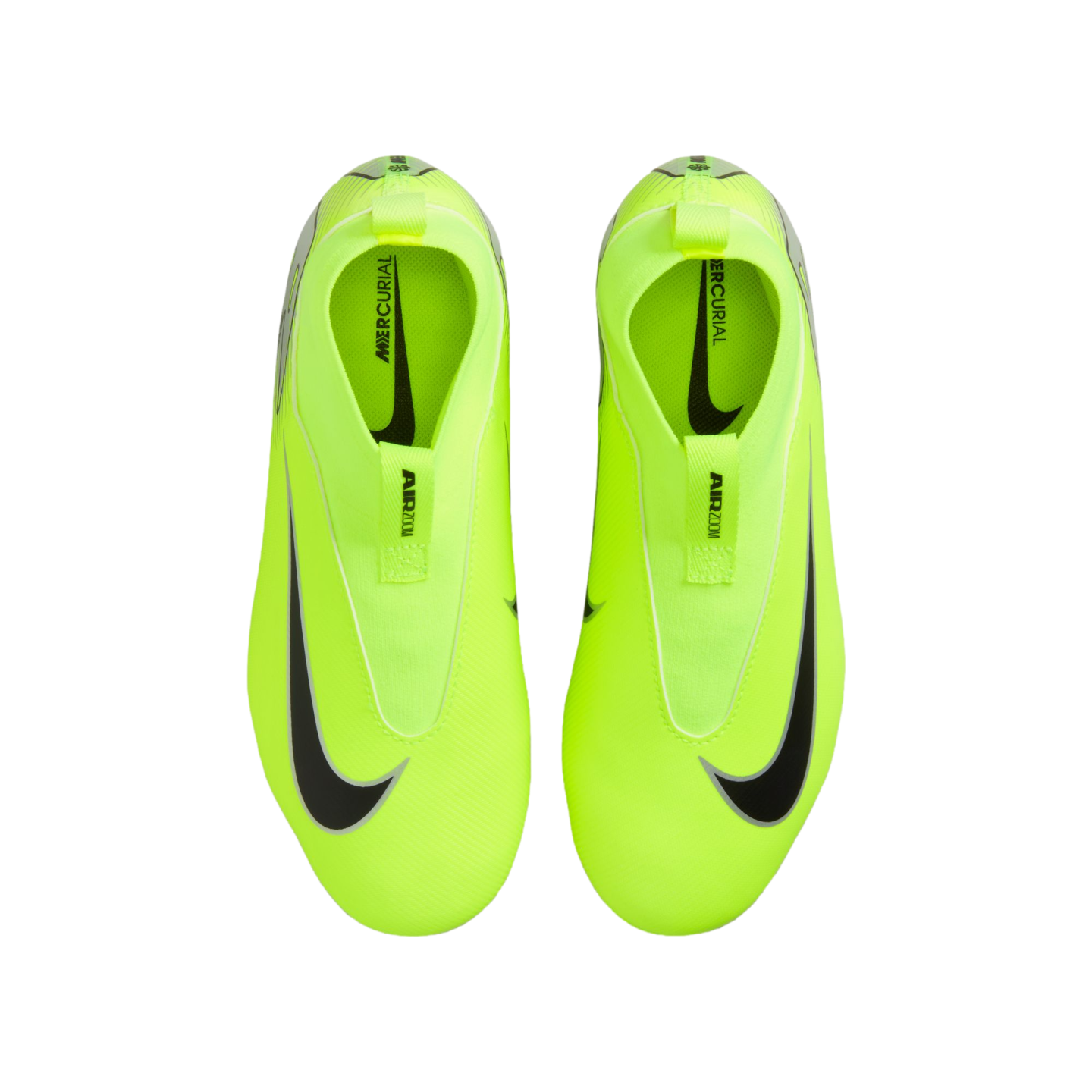 (NIKE-FQ8304-700) Botas de fútbol para terreno firme para jóvenes Nike Mercurial Superfly 10 Academy [VOLT/BLACK] (lanzamiento el 17/10/24)