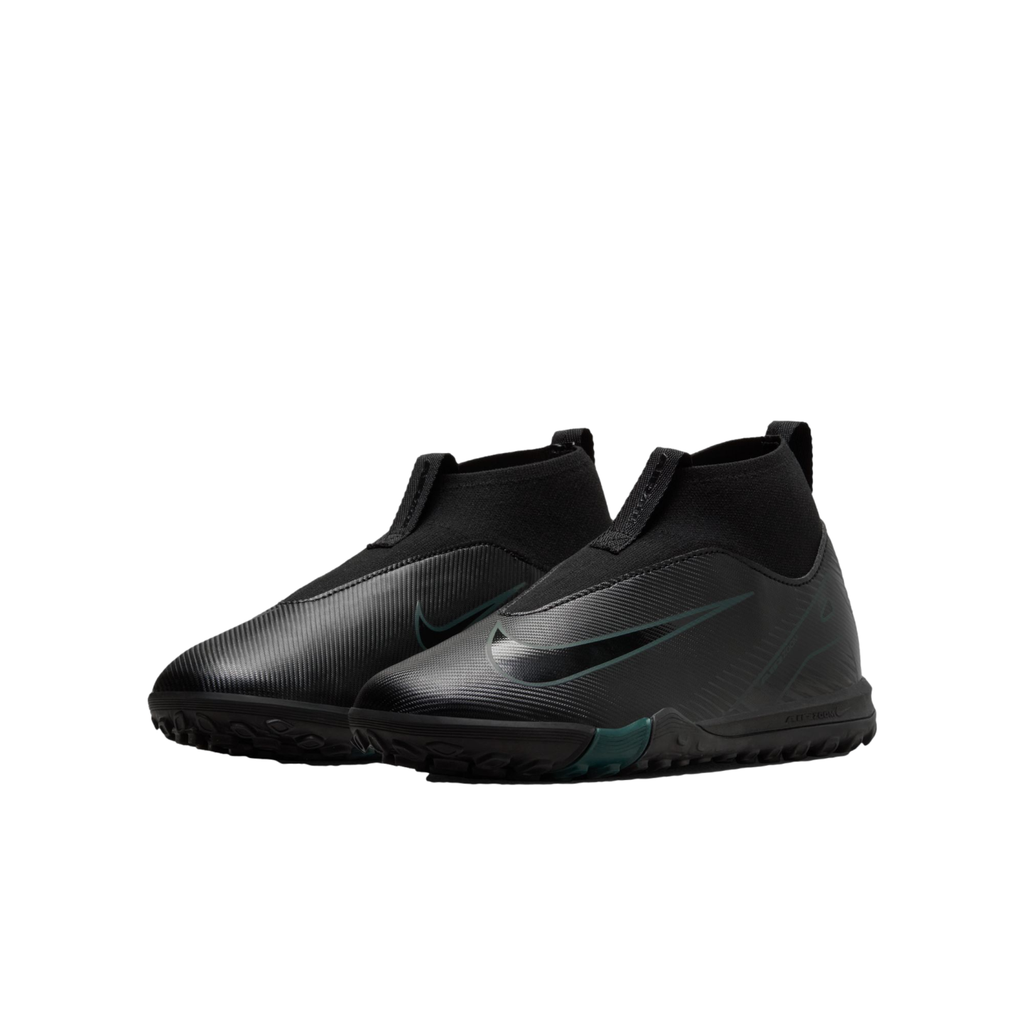 (NIKE-FQ8310-002) Zapatillas de césped artificial para jóvenes Nike Mercurial Superfly 10 Academy [NEGRO/NEGRO-JUNGLE PROFUNDO]