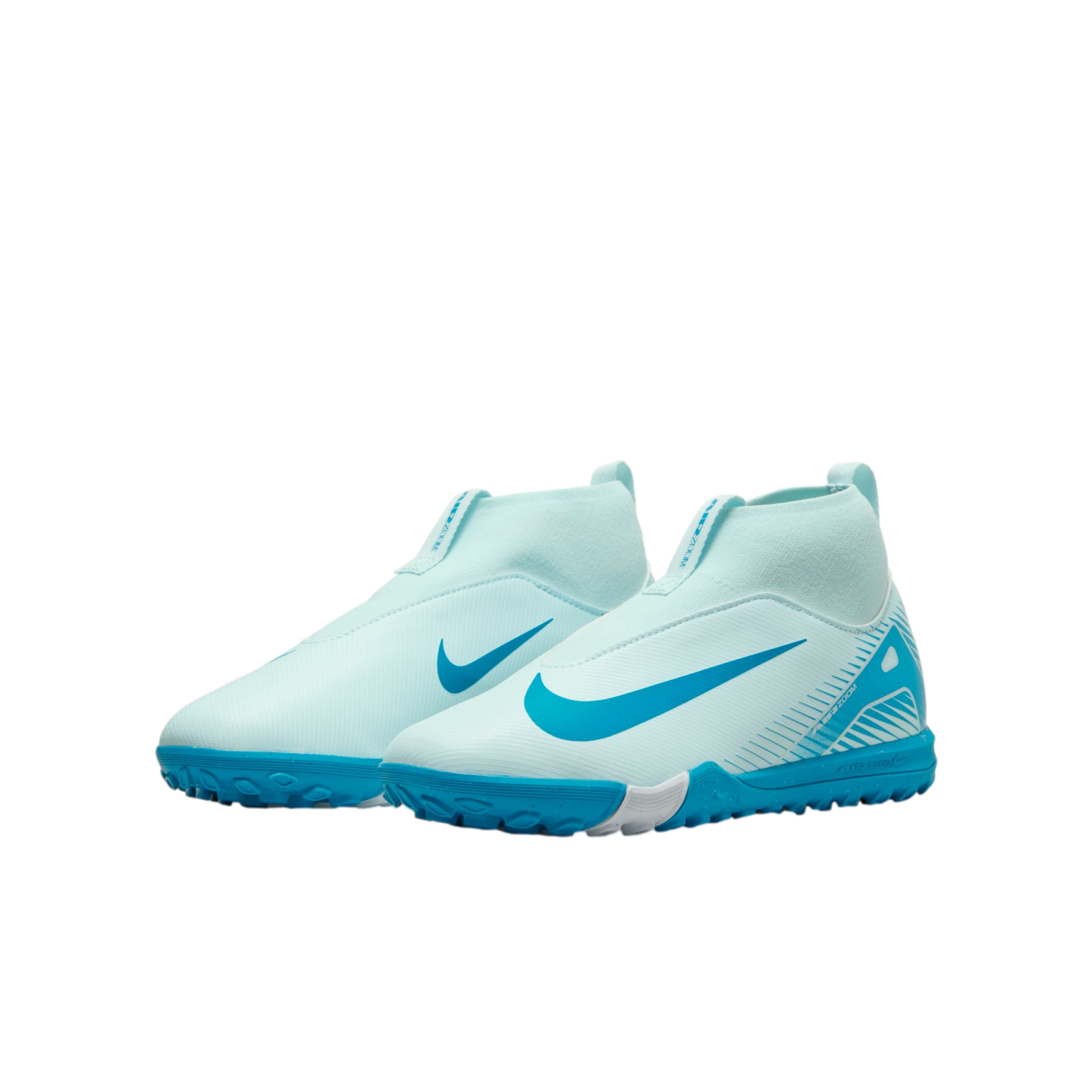 (NIKE-FQ8310-400) Zapatos para césped juvenil Nike Mercurial Zoom Superfly 10 Academy [GLACIER BLUE/BLUE ORBIT] (Lanzamiento 7/11/24)