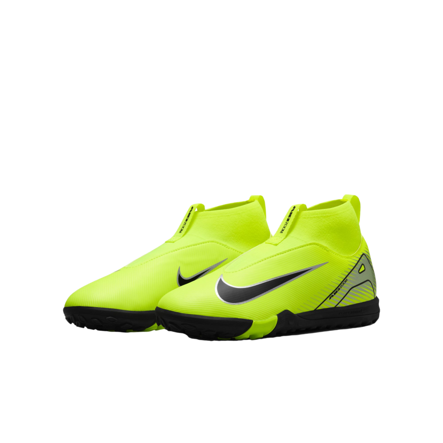 (NIKE-FQ8310-700) Zapatillas de césped artificial para jóvenes Nike Mercurial Superfly 10 Academy [VOLT/BLACK] (lanzamiento el 17/10/24)