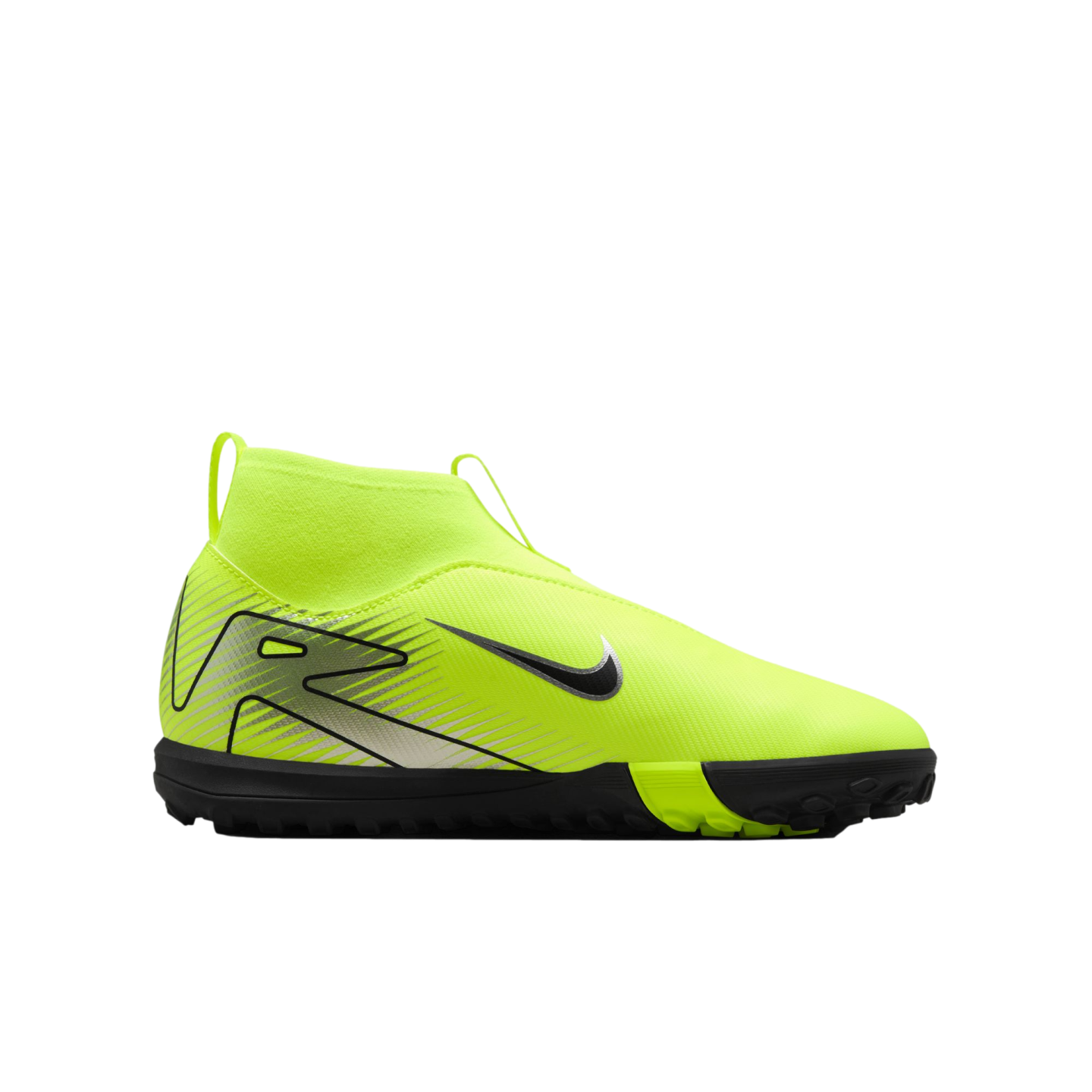 (NIKE-FQ8310-700) Zapatillas de césped artificial para jóvenes Nike Mercurial Superfly 10 Academy [VOLT/BLACK] (lanzamiento el 17/10/24)